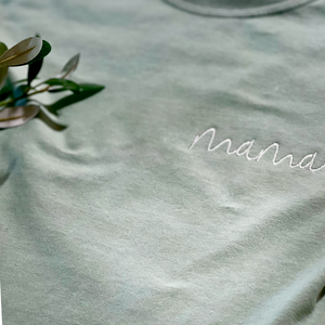 Mama Machine Embroidered Shirt