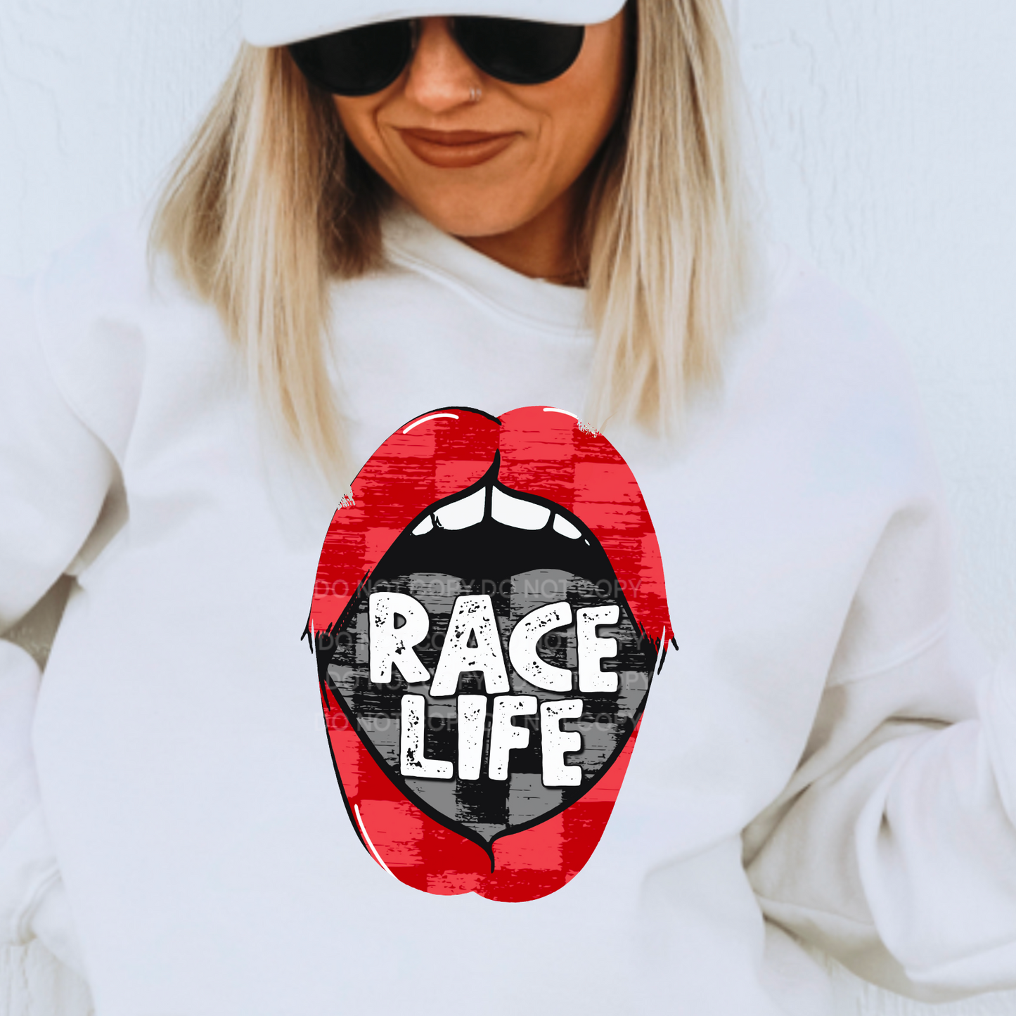 Race Mouth Sublimation Transfer